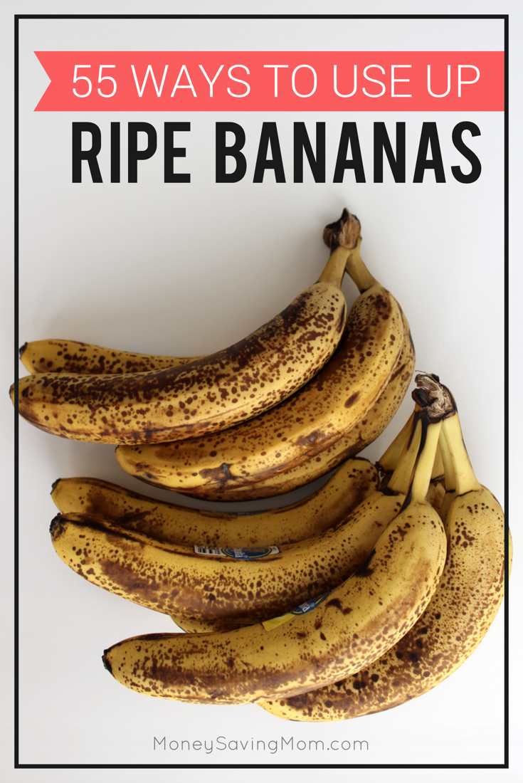 55 ideas for what to do with ripe bananas