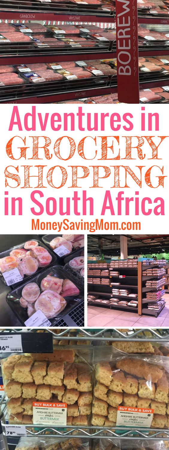 The ins and outs of grocery shopping and eating in South Africa!