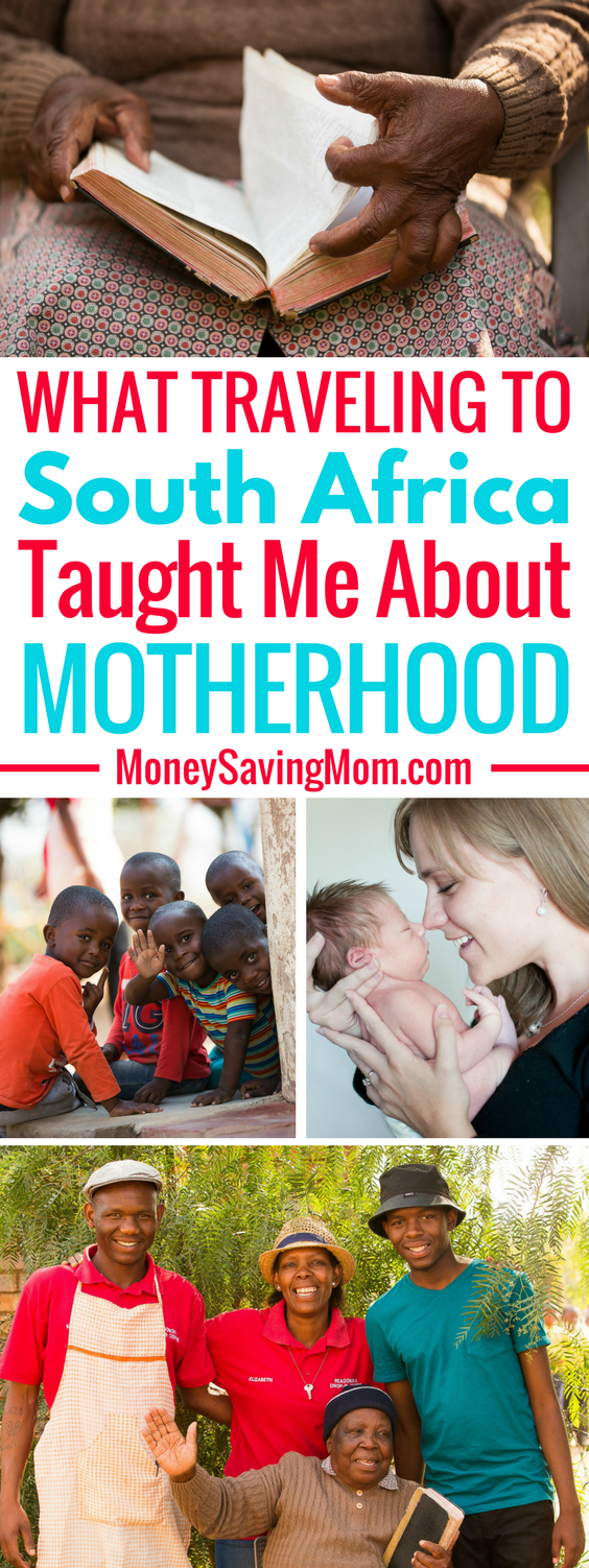 LOVE this heartfelt post from a mother who recently traveled to South Africa!
