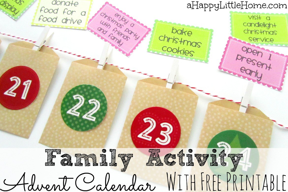 Free Printable Advent Calendar for Kids - iMOM