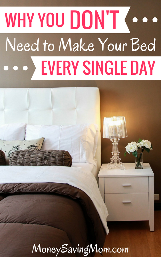 You don't need to make your bed every day to be successful, and here's why...