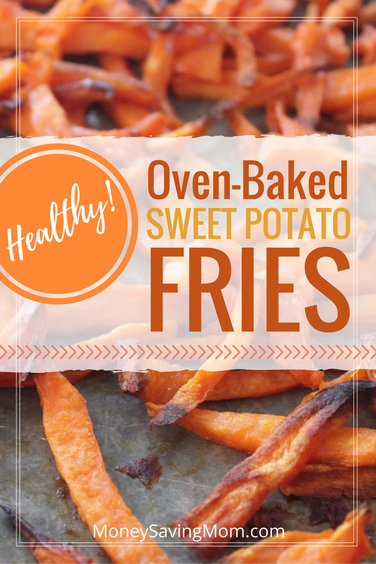 healthy oven-baked sweet potato fries