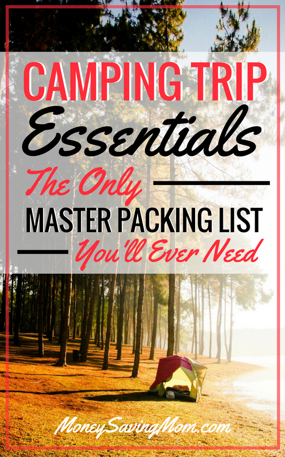 Going camping for the first time and not sure what to take? You NEED this master list of essentials in your life! It makes it so easy to prepare!