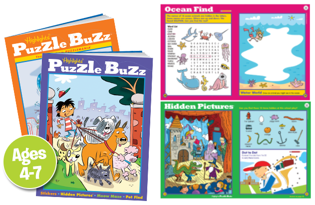 Get two free Highlights Puzzle Buzz Activity Books (just pay $0.99 shipping!)