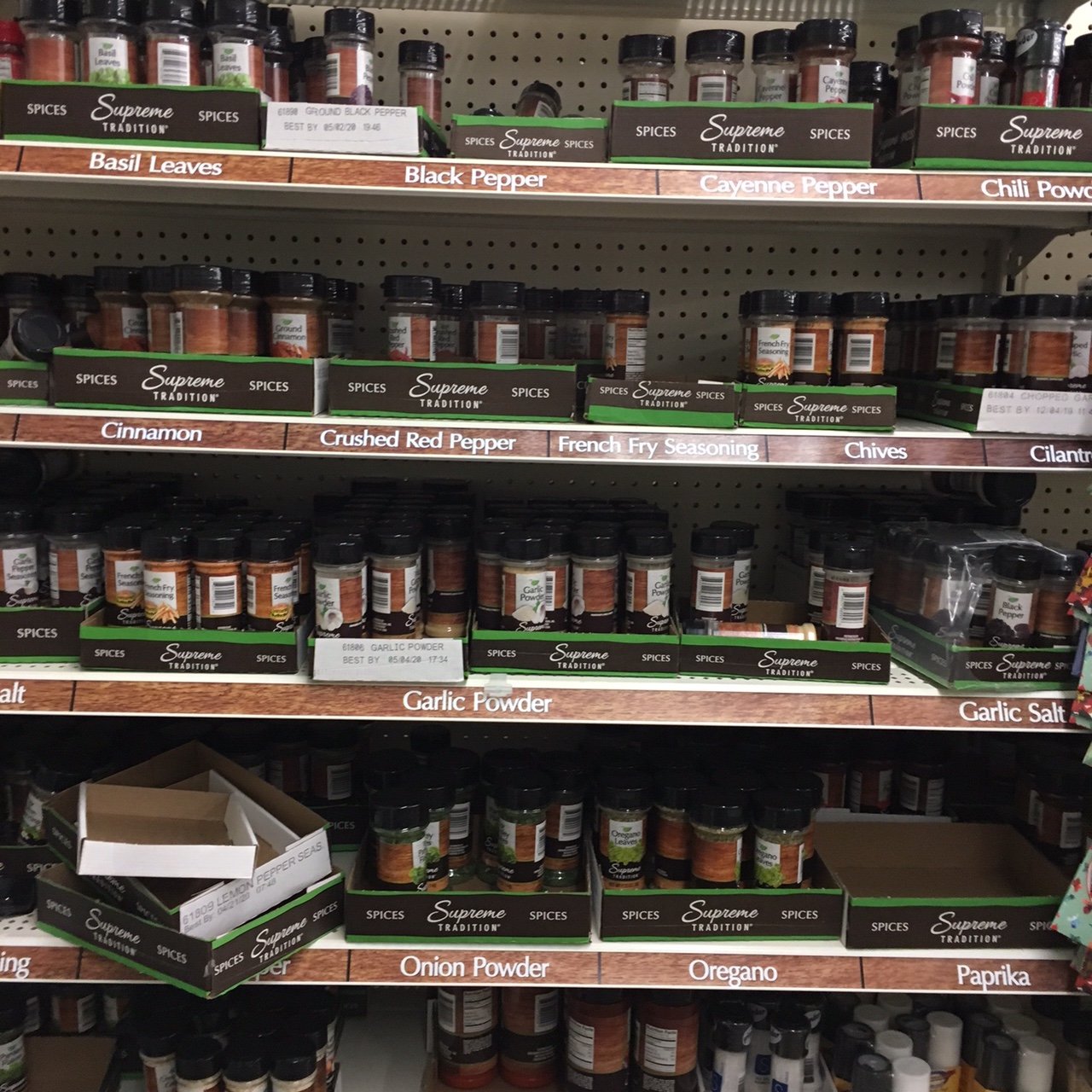 spices at Dollar Tree