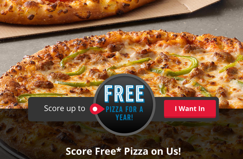 Win a Domino’s Pizza gift card (37,000 winners!)