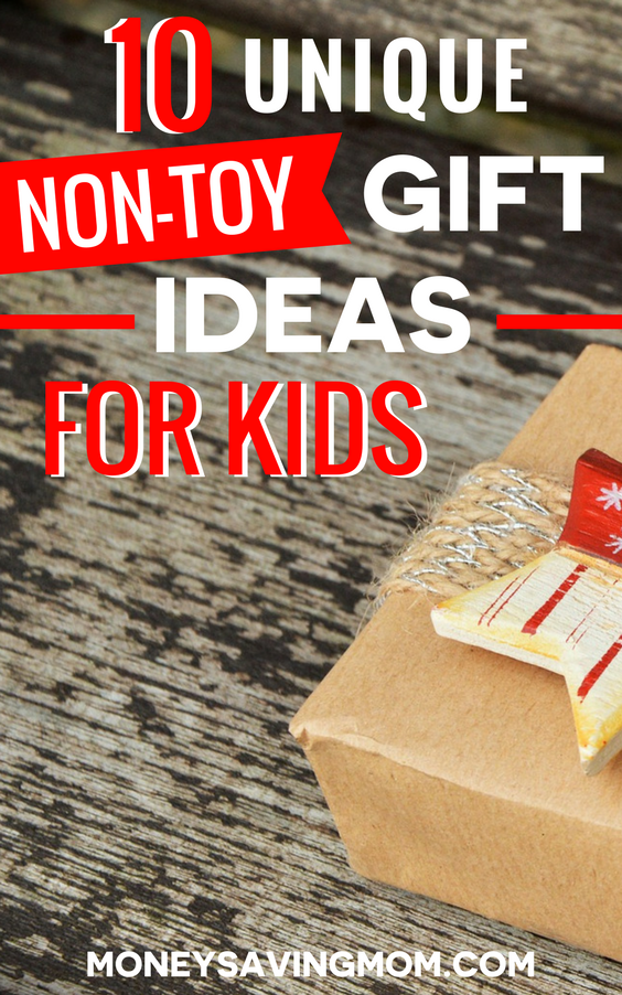 Non-toy gifts are a great way to avoid clutter in your home, keep things simple, AND still give gifts that kids will love!
