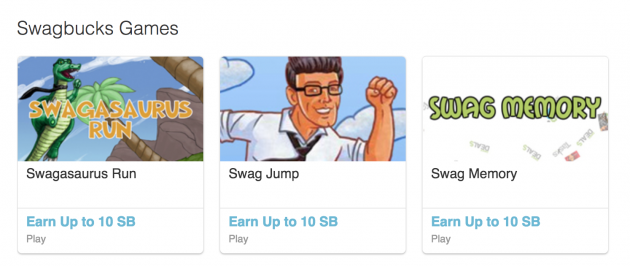Play games to make money on Swagbucks