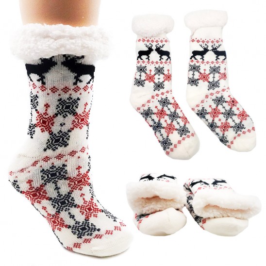 Get Faux Fur Lined Extra-Warm Cozy Socks for just $4.99 shipped!