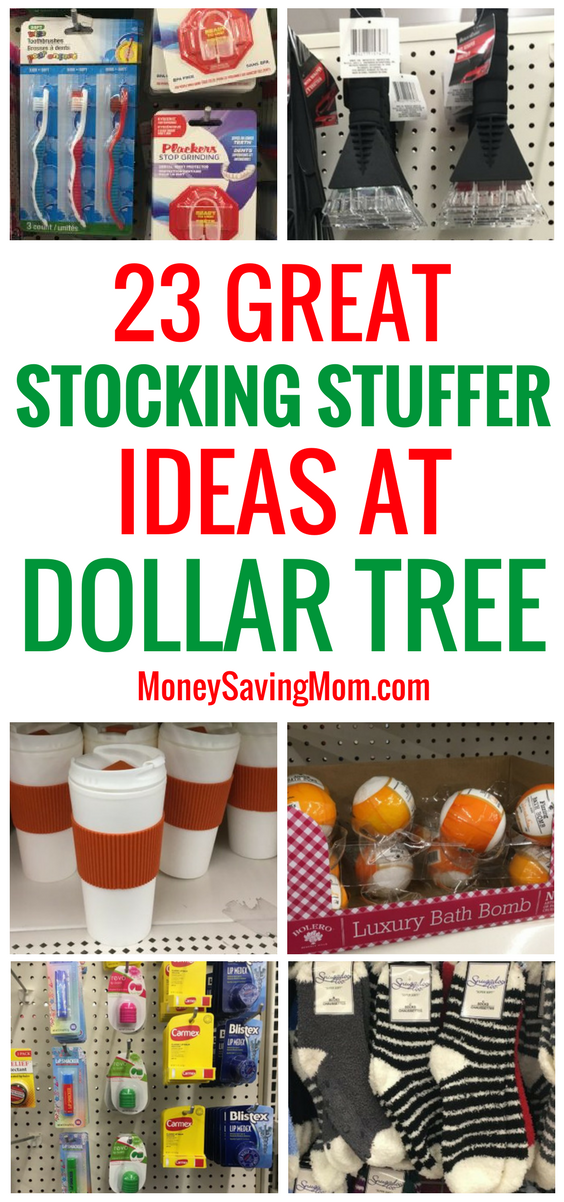 Check out these great stocking stuffer ideas on a budget! All of these are $1 or less at Dollar Tree!