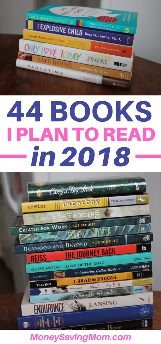 Looking for great books to read in 2018? Check out this HUGE list of ideas!