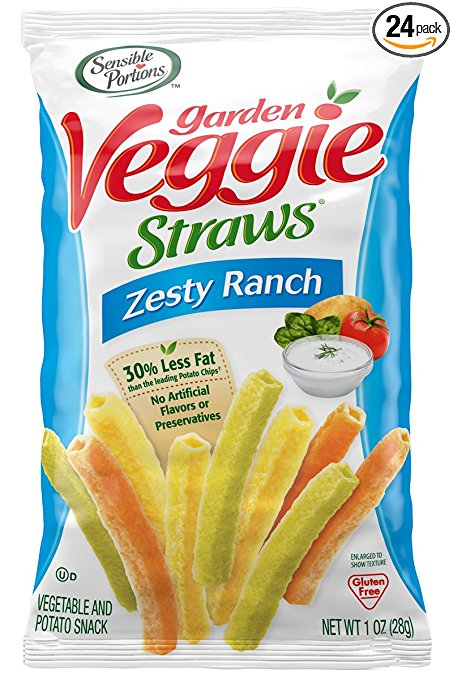 Amazon.com: Sensible Portions Garden Veggie Straws, 24 pack only $8.88 shipped!