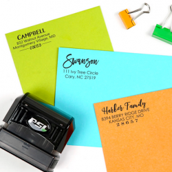 Self-Inking Address Stamps