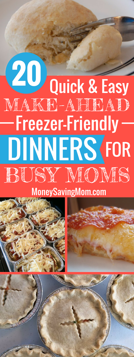 Busy Mom's Freezer Meal Plan