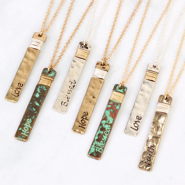 Get an Engraved Message Necklace for just $4.99!