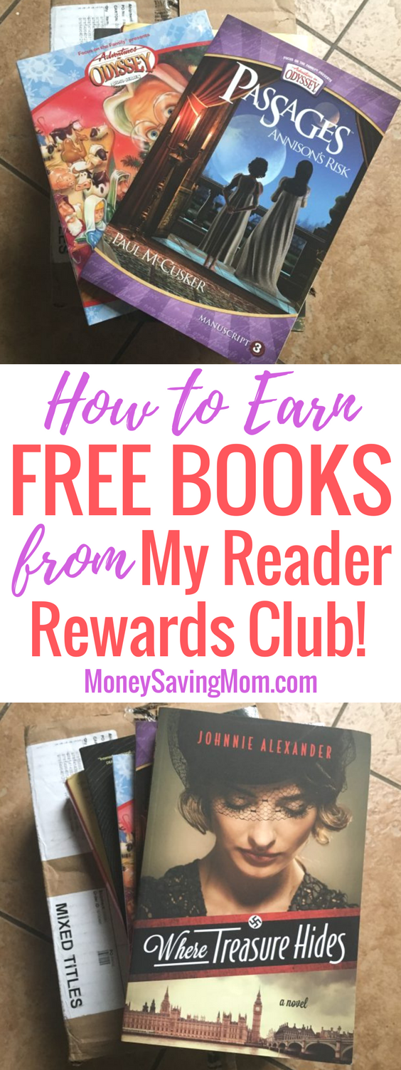 Love to read? Sign up to get FREE books from My Reader Rewards Club!! This is SO easy!