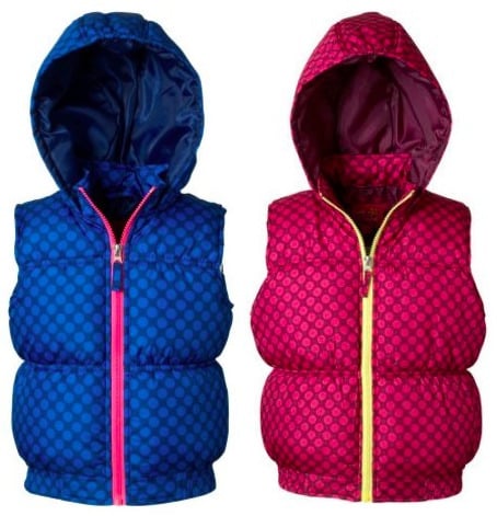 Walmart.com: Girls Hooded Puffer Vests only $5!