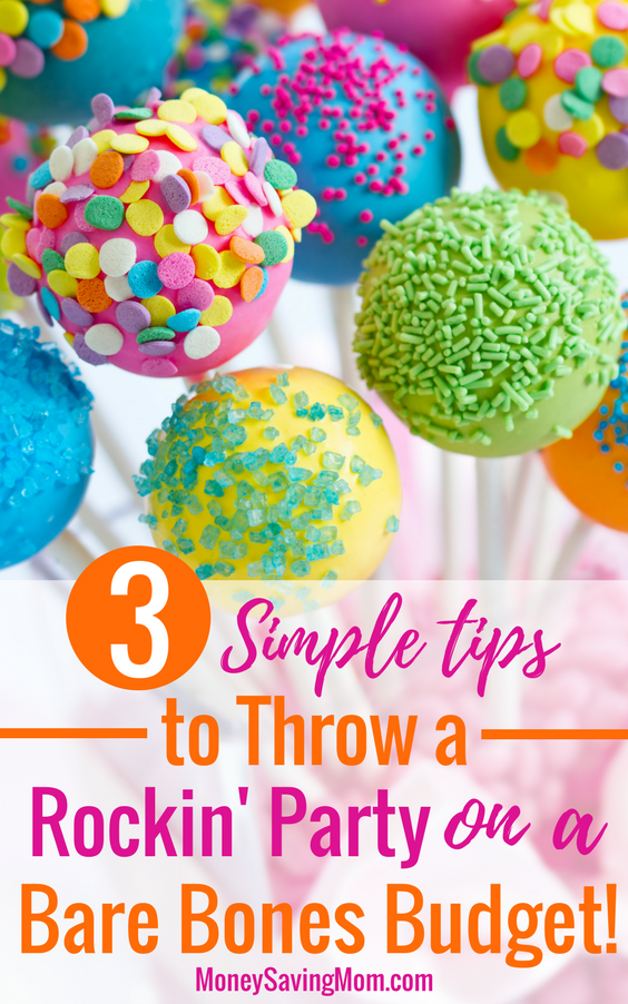 Throw a party on a budget with these super helpful tips! You don't have to break the bank to throw a rockin' party, shower, or get-together!