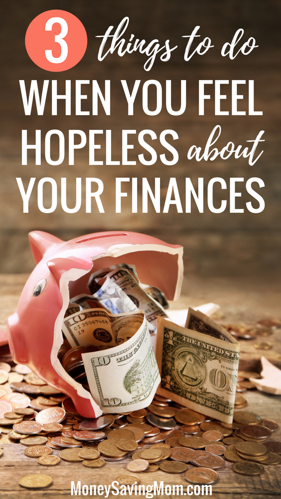 Do you feel hopeless about your finances? Try these 3 simple things for momentum and encouragement