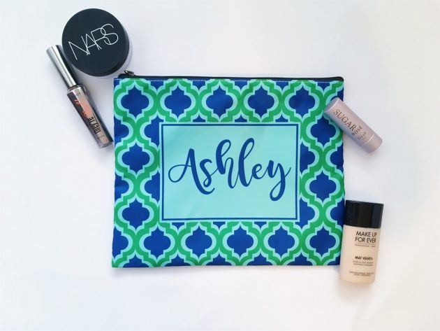 Get Personalized XL Cosmetic Bags for just $9.99 + shipping!