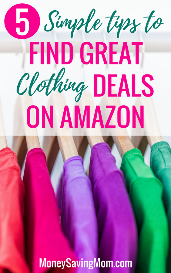 Find great clothing deals on Amazon with these 5 simple tips!!
