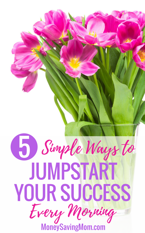 Jumpstart your morning and conquer your day with these 5 simple tips -- even if you wake up feeling like you're dragging!