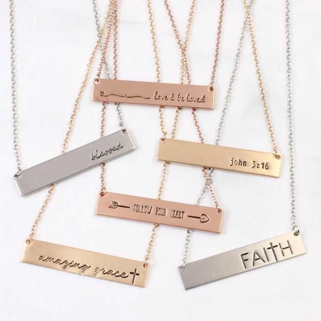 Get a Message Bar Necklace for just $4.99!