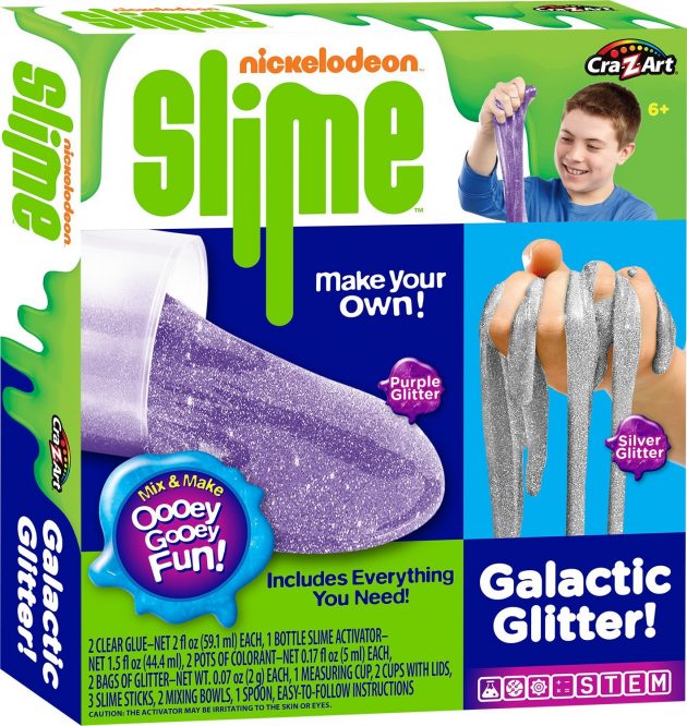 Amazon.com: Nickelodeon Cra-Z-Slime Galactic Glitter Medium Boxed Kit Z only $6.99!