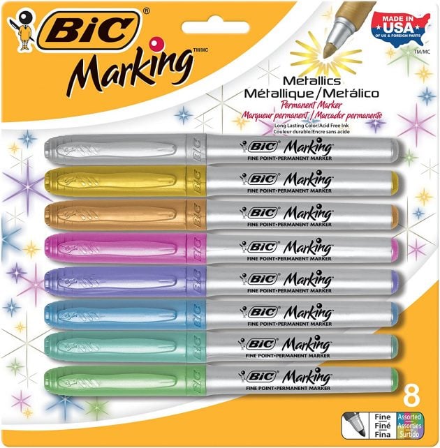 Amazon.com: BIC Metallic Permanent Markers, 8 count only $6.29!