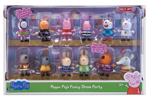 Target.com: Peppa Pig Fancy Dress Party Figures (12 pack) only $15 (regularly $29.99)!