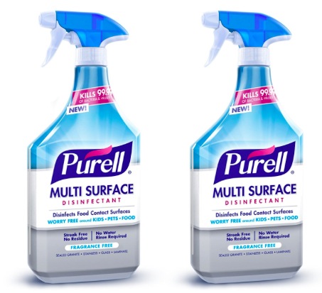 Amazon.com: Purell Multi Surface Disinfectant Spray (Pack of 2) only $5.59 shipped!