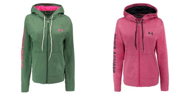 Get a Women's Under Armour Fleece Full Zip Hoodie for just $37 shipped (regularly $64.99)!