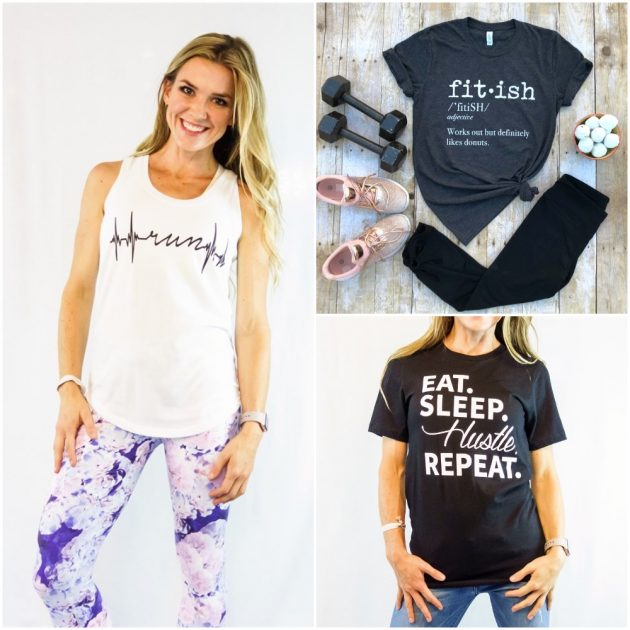 Get Fitness Lover Tees & Tanks for just $14.99 each!
