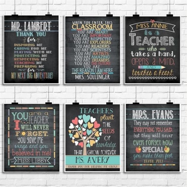 Get Teacher Name Gift Prints for just $4.99!