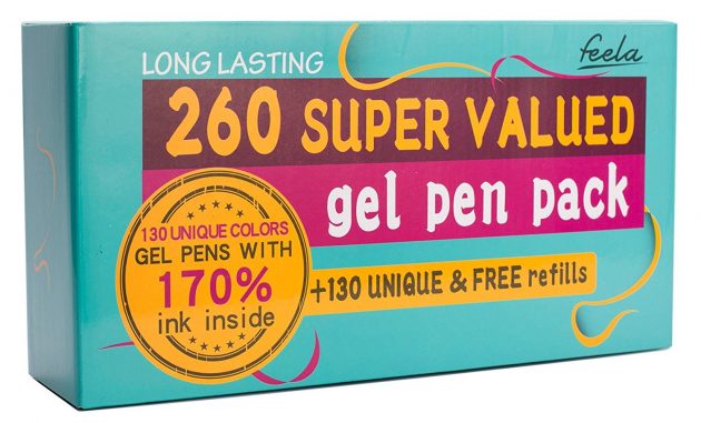Amazon.com: Feela Gel Pens Set (260 Colors) only $17.84!