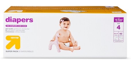 Target.com: Up & Up Diapers Super Packs only $11.74 shipped!