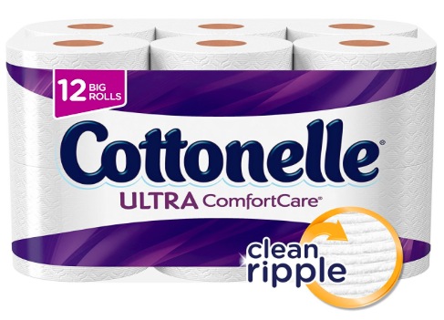 Amazon.com: Cottonelle Ultra ComfortCare Big Roll Toilet Paper (12 count) only $5.50!