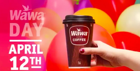 Wawa: Free coffee on April 12, 2018
