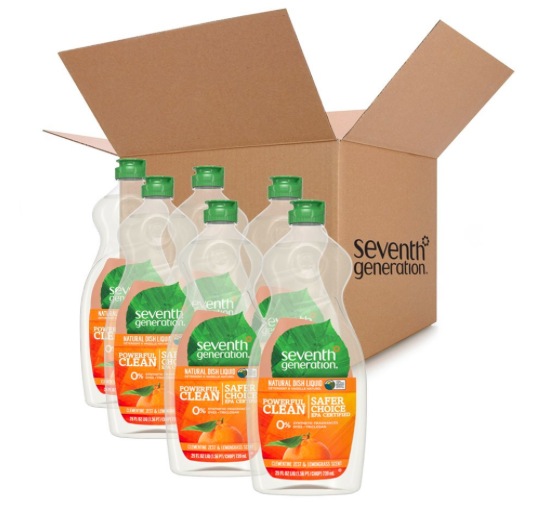 Amazon.com: Seventh Generation Dish Liquid Soap (Pack of 6) only $14.04!