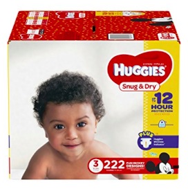 Amazon.com: Huggies Snug & Dry Diapers, Size 3 (222 count) only $0.11 per diaper, shipped!