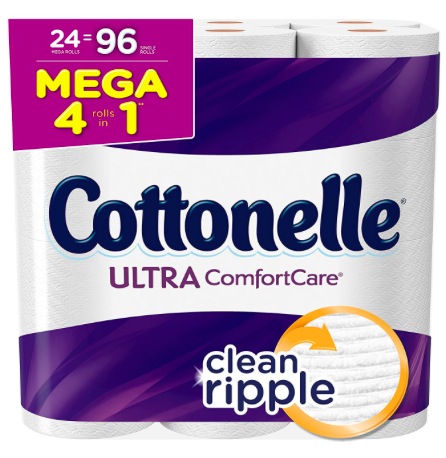 Amazon.com: Cottonelle Ultra Comfort Care Toilet Paper Bath Tissue (24 Mega Rolls) just $17.05!