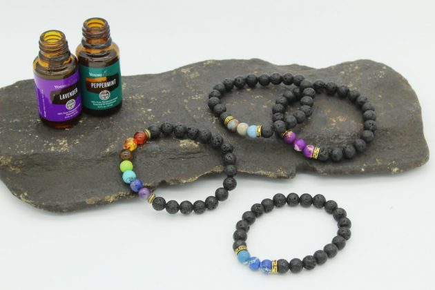 Get a Natural Lava Essential Oil Bracelet for just $4.99 + shipping!