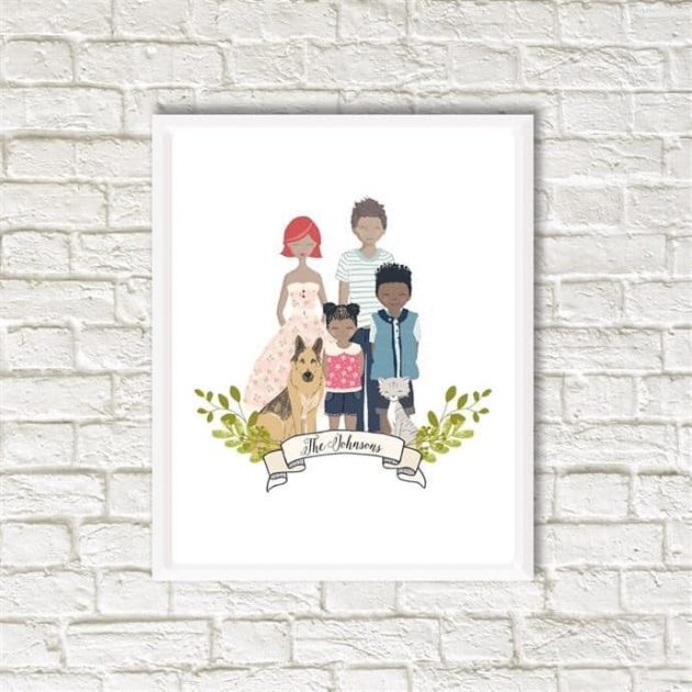 Get a Custom Family Portrait for just $22.99 shipped!