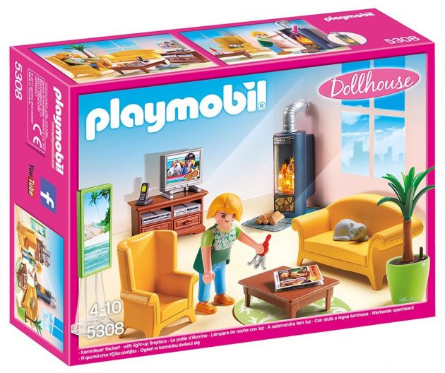 Playmobil Living Room with Fireplace only $13.17!