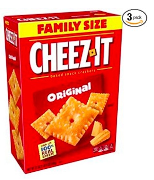 Cheez-It Original Baked Snack Cheese Crackers, Family Size (3 count) only $8.85 shipped!
