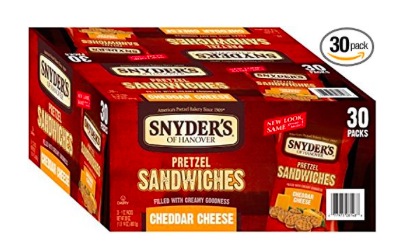 Snyder's of Hanover Cheddar Cheese Pretzel Sandwiches (30 Count) only $8.83 shipped!