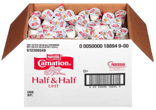 Get Carnation Half and Half Liquid Creamer Singles, 360 count for just $15.07 shipped!