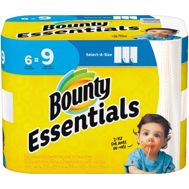 Bounty Paper Towels (6 pack) only $2.74 at Walmart!