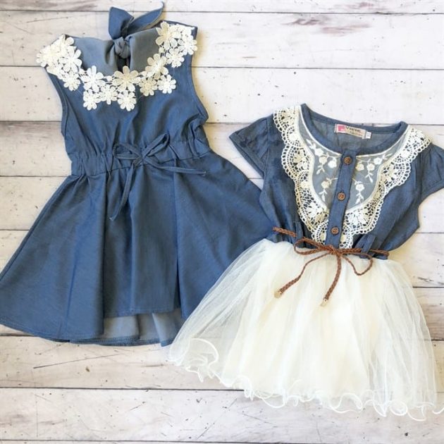 Get Denim Dresses for Girls for only $13.99 + shipping!