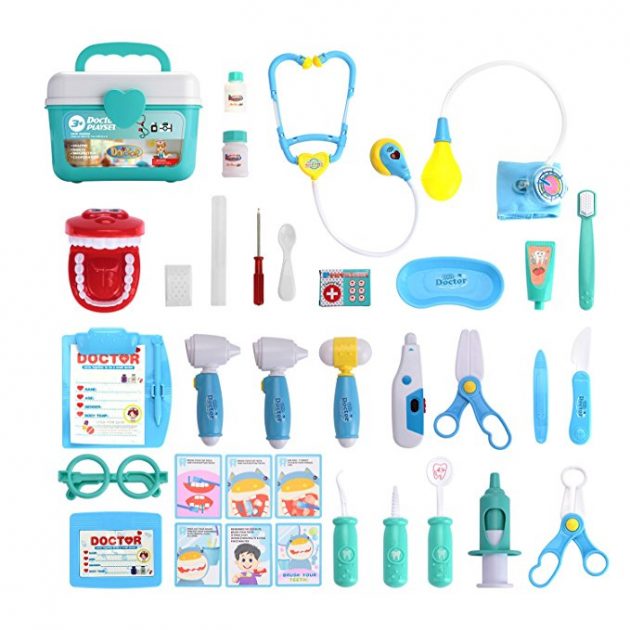 31 Piece Pretend-n-Play Medical Kit only $14.29!